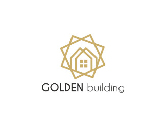 Projekt graficzny logo dla firmy online GOLDEN building